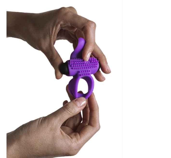 Эрекционное кольцо Adrien Lastic Bullet Lastic Ring с вибрацией