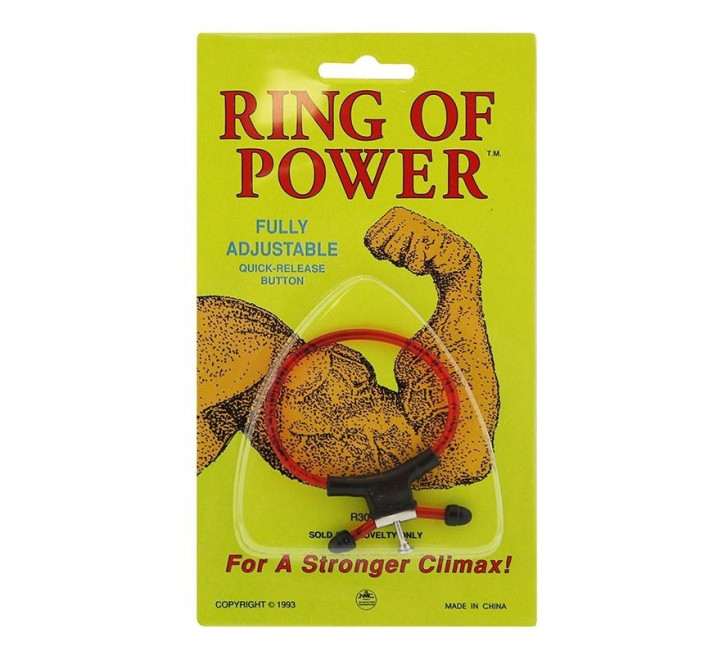 Кільце ерекційне NMC Adjustable Magic Ring Rubber Червоне/Чорне