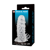 Насадка на член зі стимуляцією клітора LyBaile Тілесна Насадка на член зі стимуляцією клітора LyBaile Тілесна