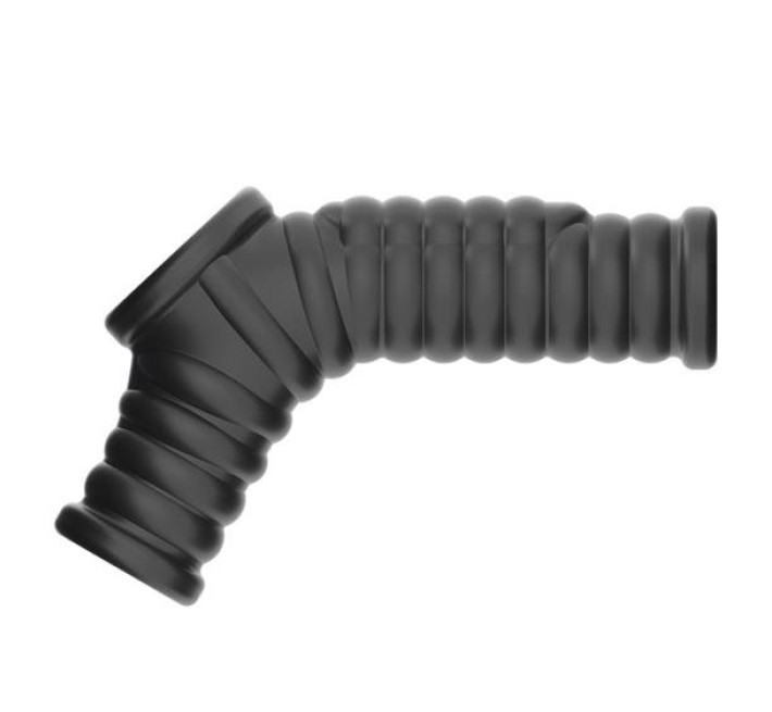 Насадка на член LoveToy Vibrating Wave Knights Ring With Scrotum Sleeve Black