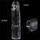 Насадка LoveToy Flawless Clear Penis Sleeve Add 1 Clear 651