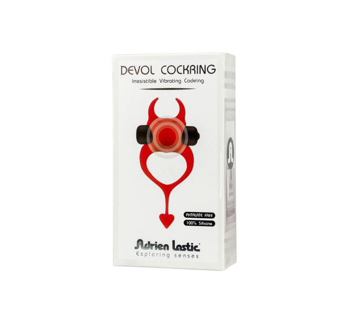 Эрекционное кольцо с вибрацией Adrien Lastic Devol Cockring
