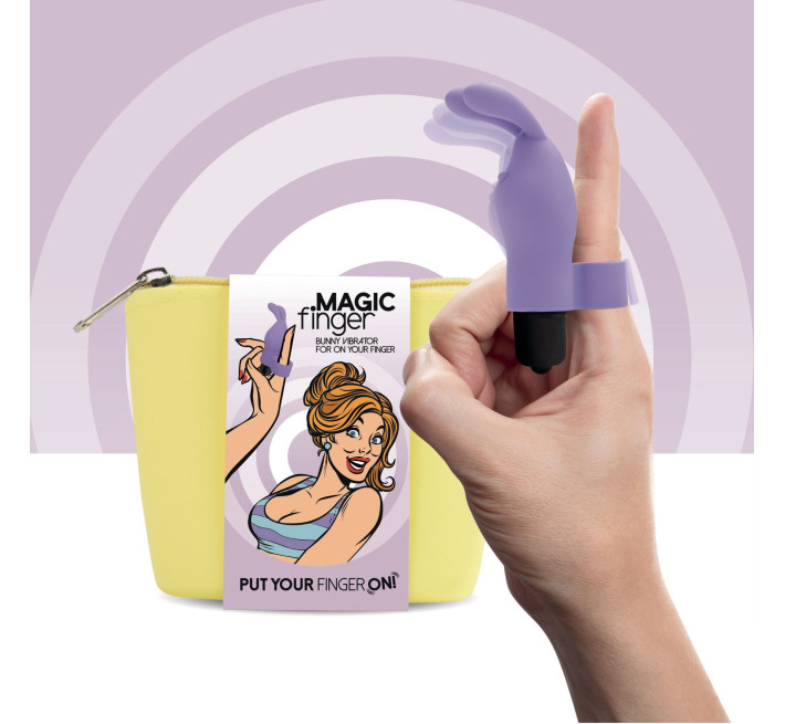 Вібратор FeelzToys Magic Finger Vibrator Фіолетовий