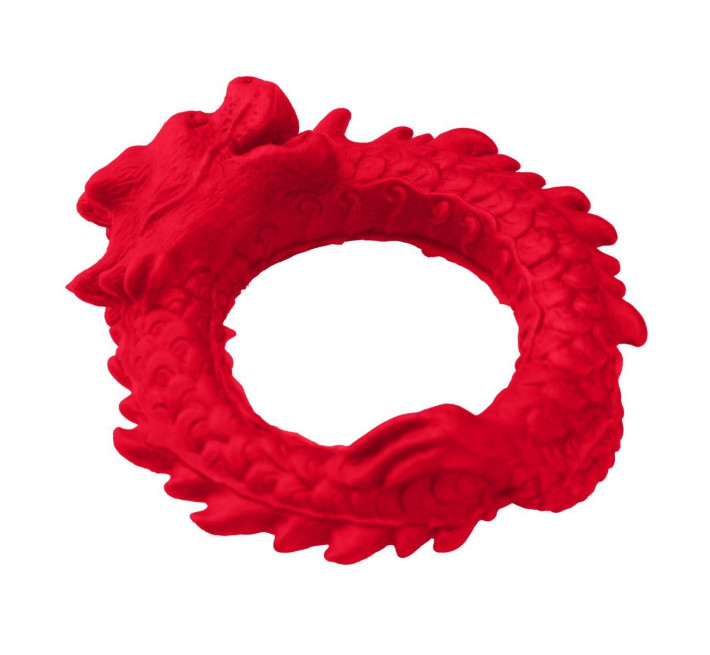 Ерекційне кільце Creature Cocks Rise of the Dragon Silicone Penis Ring - Red