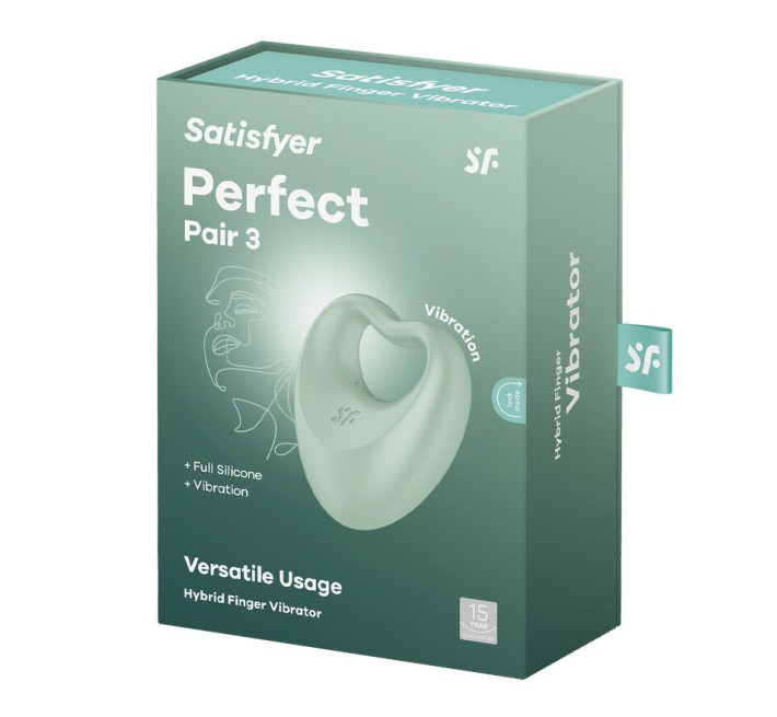 Вибратор на палец и эрекционное кольцо 2в1 Satisfyer Perfect Pair 3