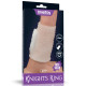Насадка на член LoveToy Vibrating Drip Knights Ring White
