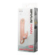 Насадка на член LyBaile Brave men Vibro Penis Sleeve Flesh with Bunny BI0499