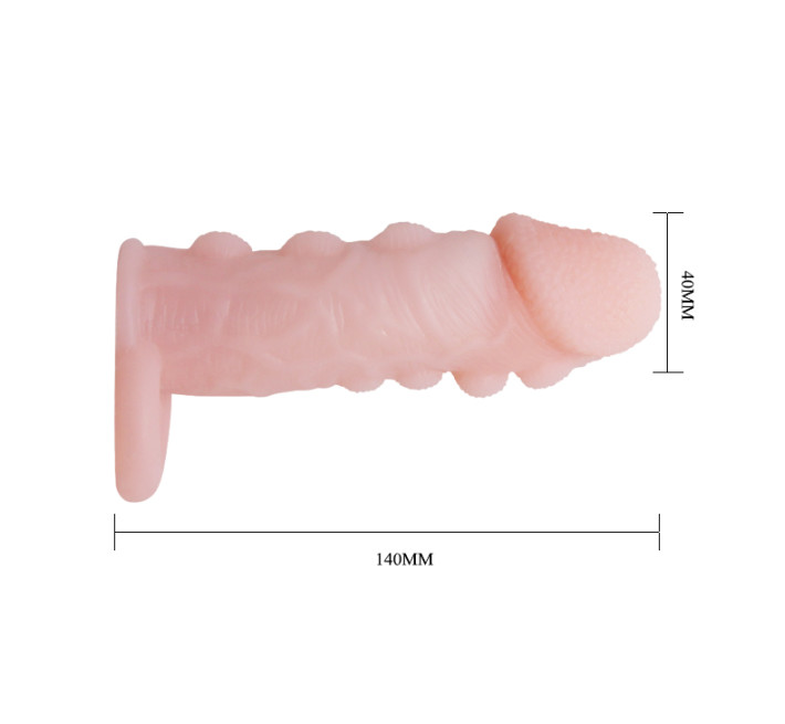 Насадка на член LyBaile Brave men Penis Sleeve Тілесна BI0512