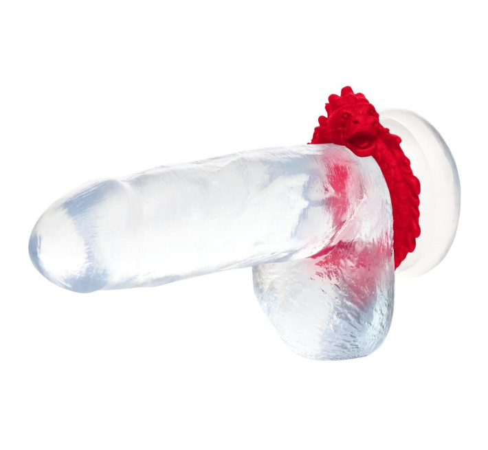 Ерекційне кільце Creature Cocks Rise of the Dragon Silicone Penis Ring - Red