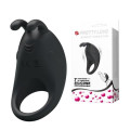 Эрекционное кольцо Pretty Love Rabbit Vibrator Penis Ring Black