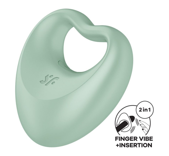 Вибратор на палец и эрекционное кольцо 2в1 Satisfyer Perfect Pair 3