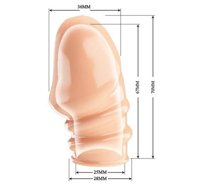 Насадка на член Pretty Love Jeremy Penis Thicker Flesh