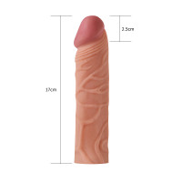 Насадка на пеніс, що подовжує LoveToy Pleasure Extender 1 extension Sleeve Flesh