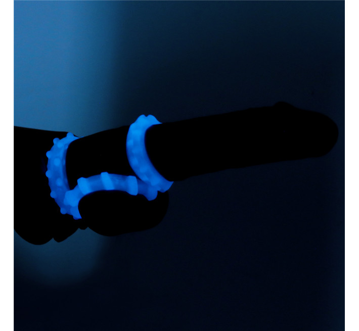 Набір ерекційних кілець LoveToy Lumino Play Penis Ring 824