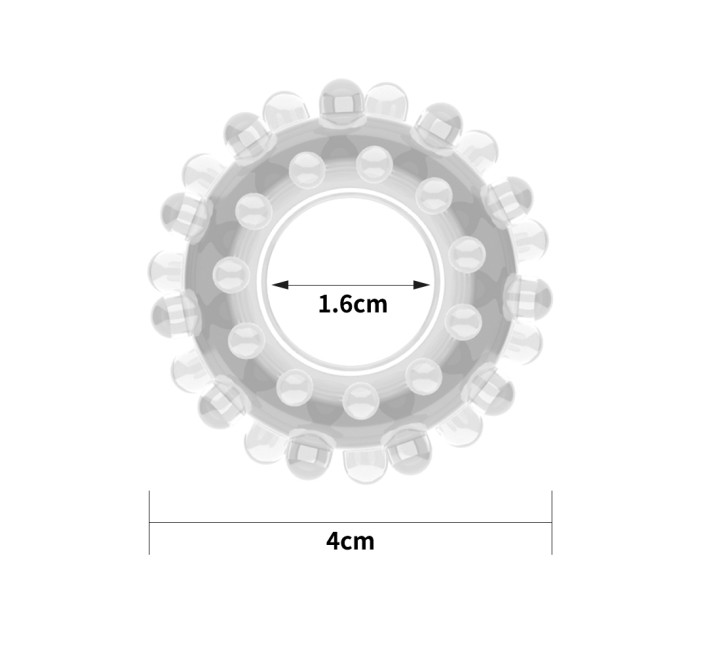 Ерекційне кільце LoveToy Power Plus Cockring 2 Прозоре