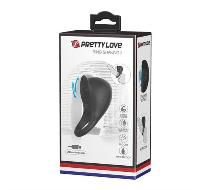 Ерекційне кільце Pretty Love Ring Shacking II Black
