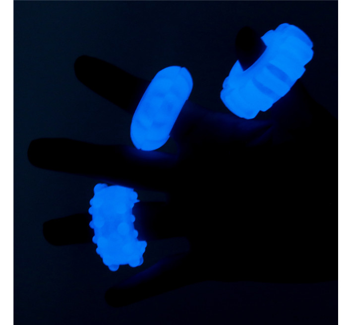 Набір ерекційних кілець LoveToy Lumino Play Penis Ring 824