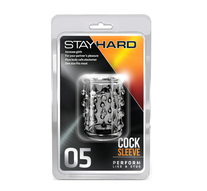 Насадка на член Blush Stay Hard Cock Sleeve 05 Прозрачная