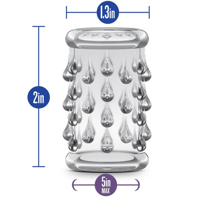 Насадка на член Blush Stay Hard Cock Sleeve 05 Прозрачная