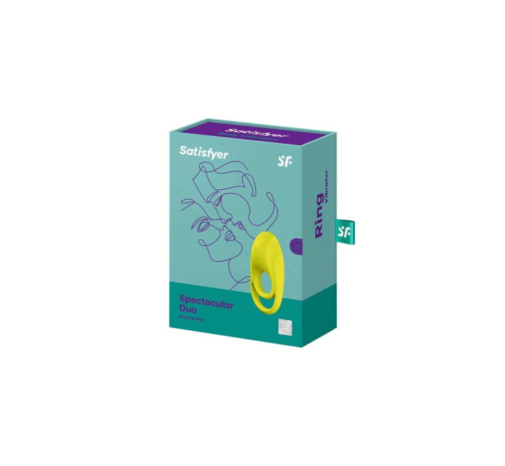 Двойное эрекционное кольцо с вибрацией Satisfyer Spectacular Duo