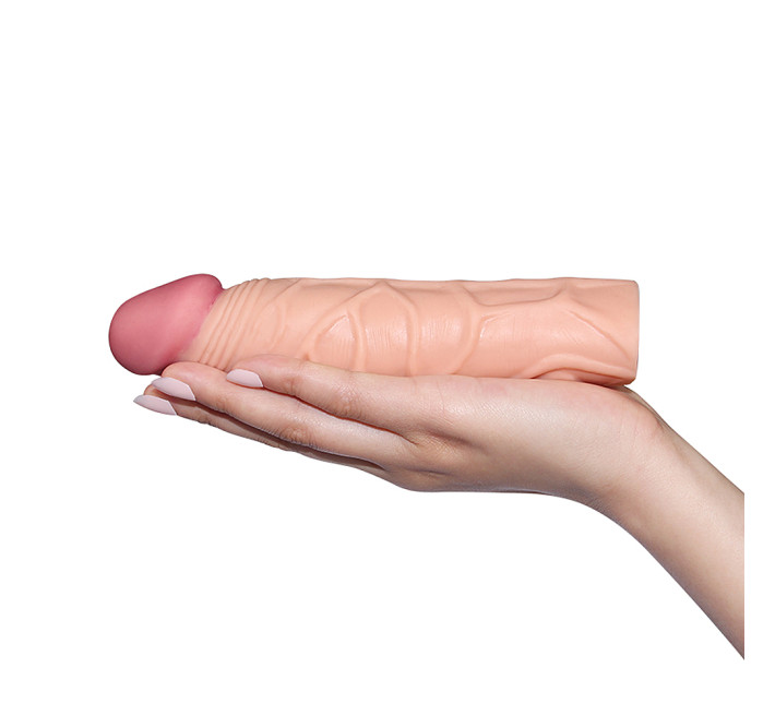 Удлиняющая насадка на пенис LoveToy Pleasure Extender 1 extension Sleeve Flesh Телесная