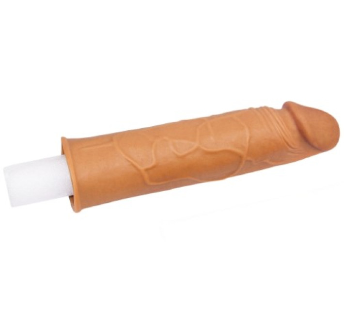 Насадка на член LoveToy Pleasure X-Tender Penis Sleeve Add 1 Brown 154