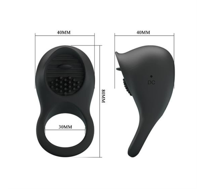 Ерекційне кільце Pretty Love Ring Shacking II Black