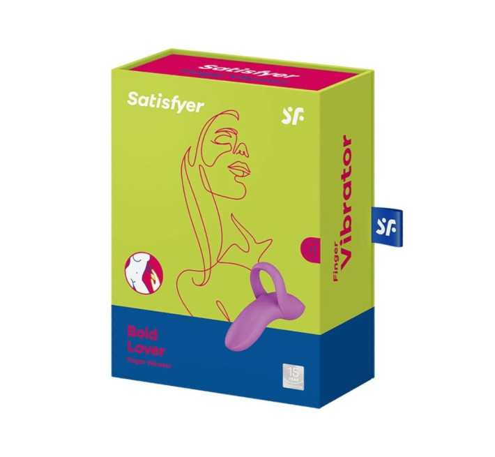 Вибратор на палец Satisfyer Bold Lover Dark Pink, гибкий