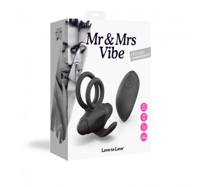 Эрекционное виброкольцо Love To Love Mr & Mrs VIBE с пультом д/у