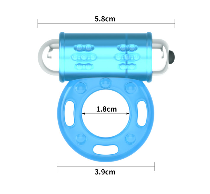 Эрекционное кольцо LoveToy Lumino Play Vibrating Penis Ring 826