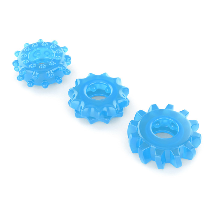 Набір ерекційних кілець LoveToy Lumino Play Penis Ring 824