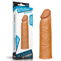 Насадка на член LoveToy Pleasure X-Tender Penis Sleeve Add 1 Brown 154 Насадка на член LoveToy Pleasure X-Tender Penis Sleeve Add 1 Brown 154