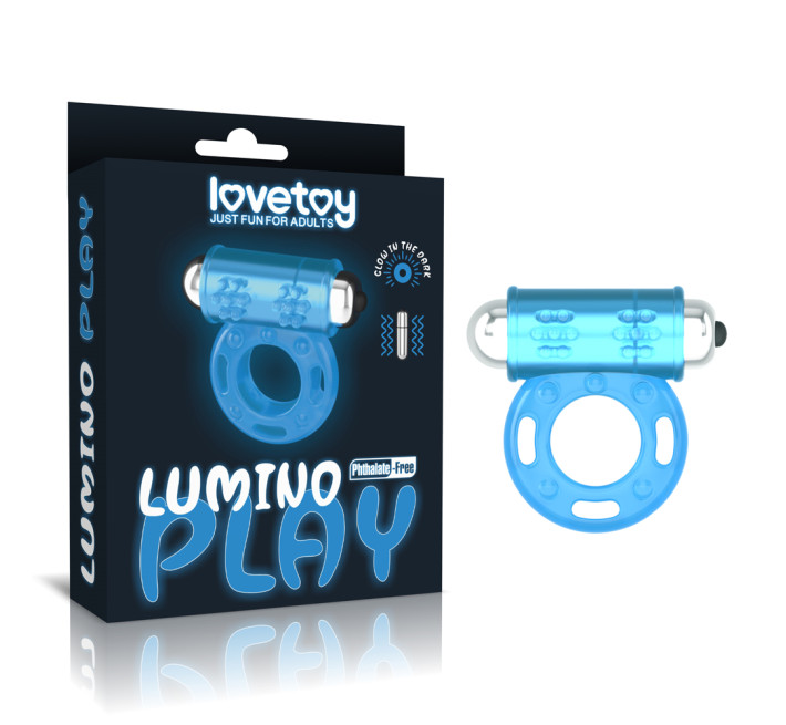 Эрекционное кольцо LoveToy Lumino Play Vibrating Penis Ring 826