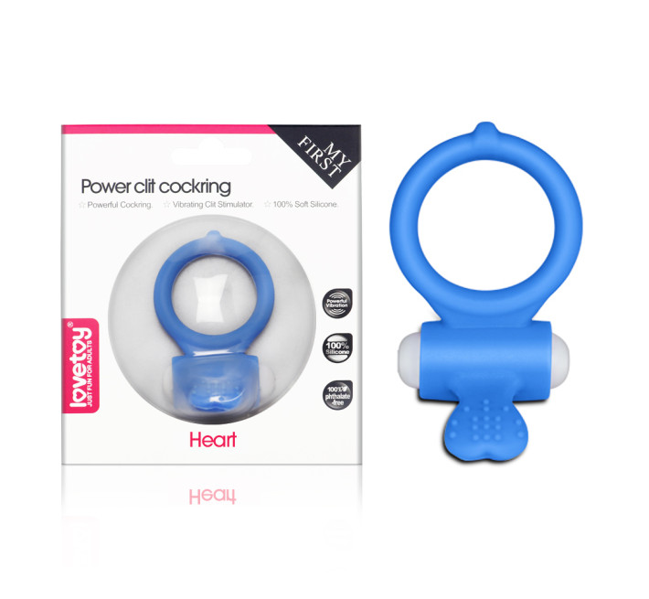 Ерекційне кільце LoveToy Power Clit Cockring LVTOY173