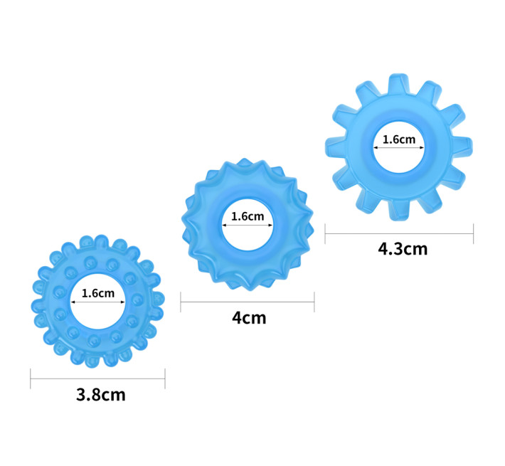 Набір ерекційних кілець LoveToy Lumino Play Penis Ring 824