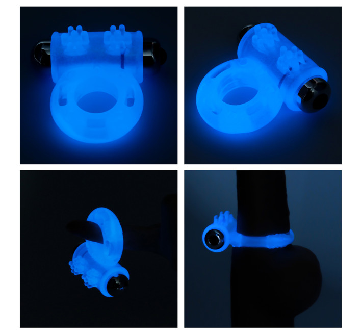 Эрекционное кольцо LoveToy Lumino Play Vibrating Penis Ring 826