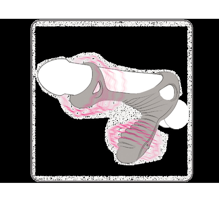 Эрекционное кольцо Adrien Lastic Gladiator с пультом LRS размер F