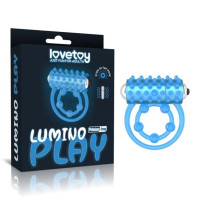 Эрекционное кольцо LoveToy Lumino Play Vibrating Penis Ring 832