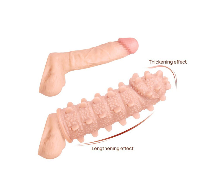 Насадка на член Kokos Extreme Sleeve ES.04 размер M, утолщающая, стимулирующий рельеф