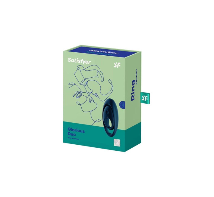 Двойное эрекционное кольцо с вибрацией Satisfyer Glorious Duo