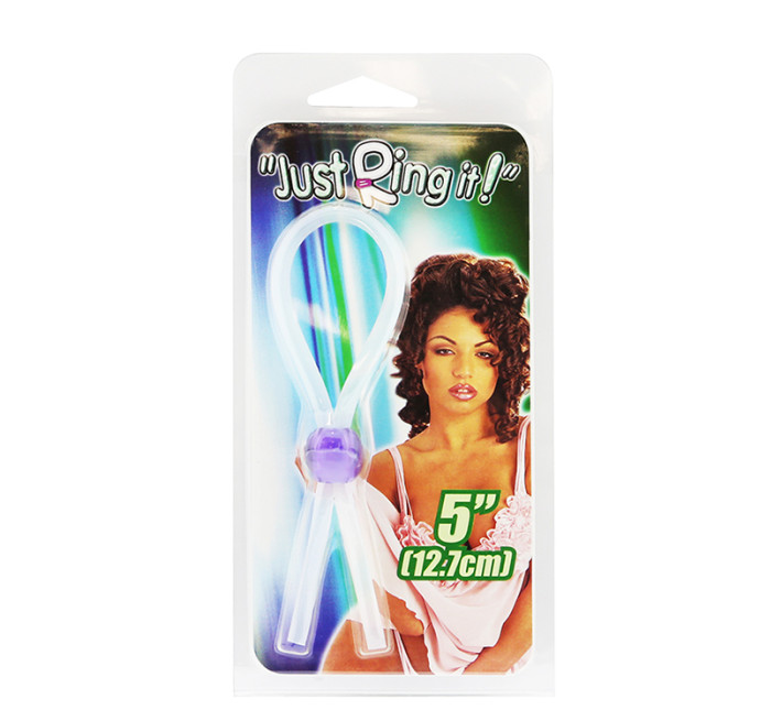 Кольцо эрекционное NMC 5 Silicon Cock Ring with Bead lavender Сиреневое