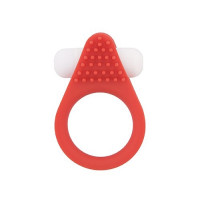 Эрекционное виброкольцо Dreamtoys Lit-Up Silicone Stimu Ring 1 Красное