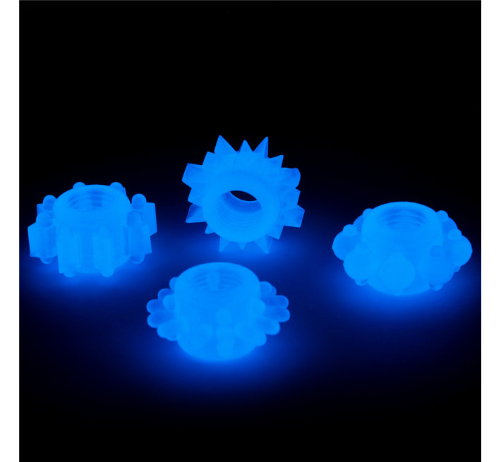 Набір ерекційних кілець LoveToy Lumino Play Penis Ring 825