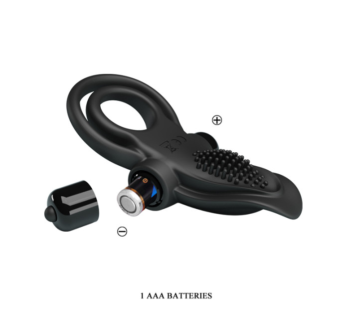 Ерекційне кільце Pretty Love Vibrant Penis Ring Black