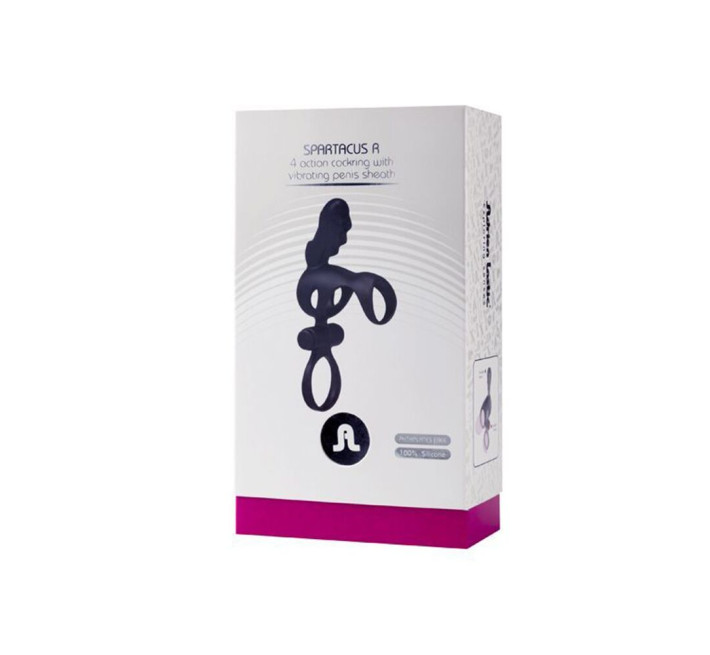 Эрекционное кольцо с вибрацией Adrien Lastic Spartacus R