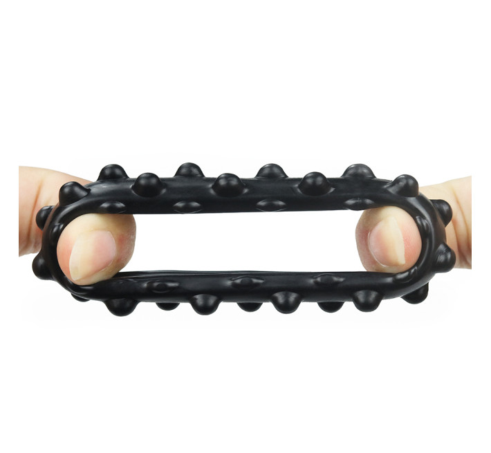 Эрекционное кольцо LoveToy Power Plus Cockring 2 Черное