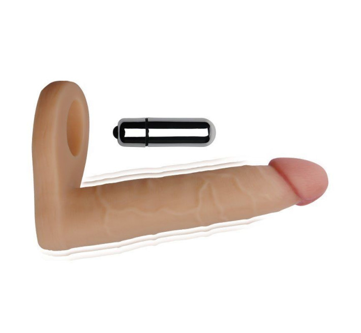 Насадка для подвійного проникнення LoveToy The Ultra Soft Double-Vibrating 2 6,25