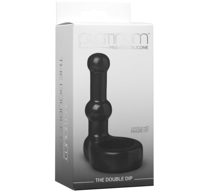 Насадка для двойного проникновения Doc Johnson The Double Dip Черная