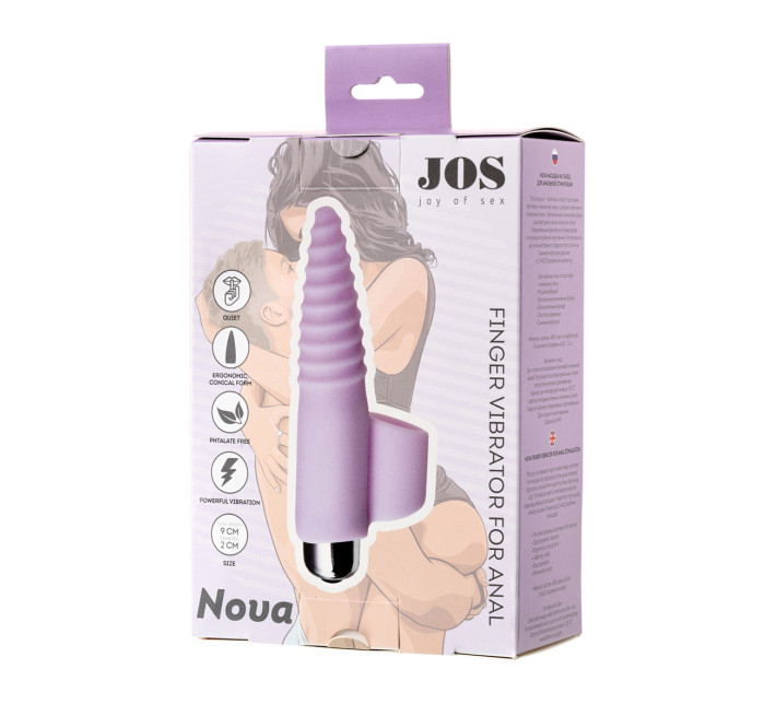Вібронасадка на палець Toyfa JOS Nova