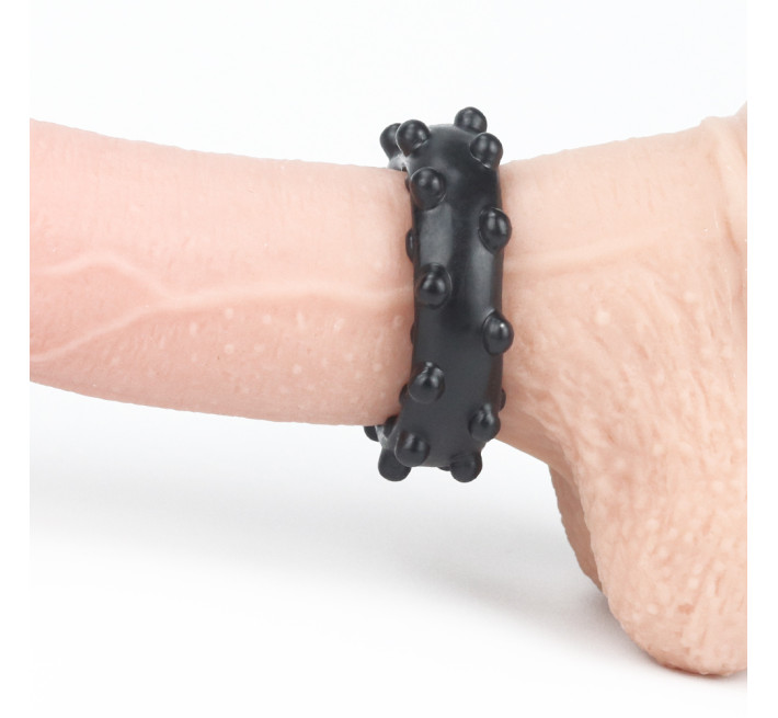 Эрекционное кольцо LoveToy Power Plus Cockring 2 Черное